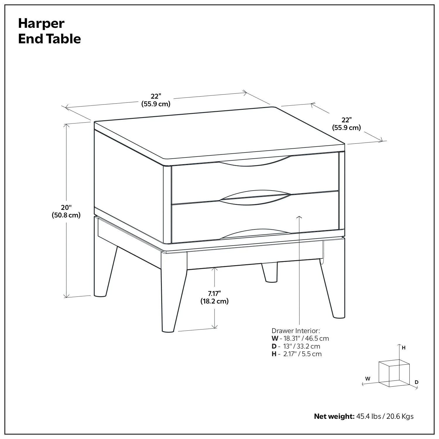 Harper - Handcrafted End Table - Image 11