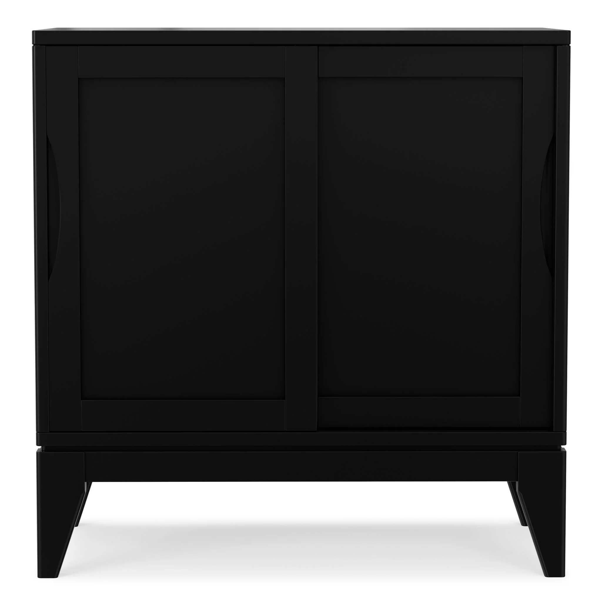 Harper - Low Storage Cabinet - Black - Image 2