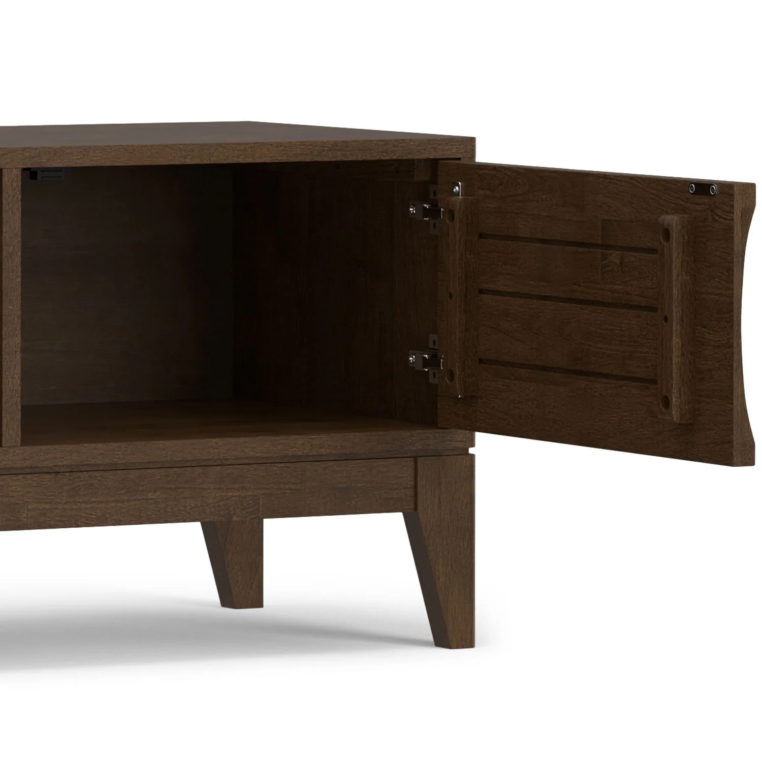 Harper - Low TV Media Stand - Walnut Brown - Image 6
