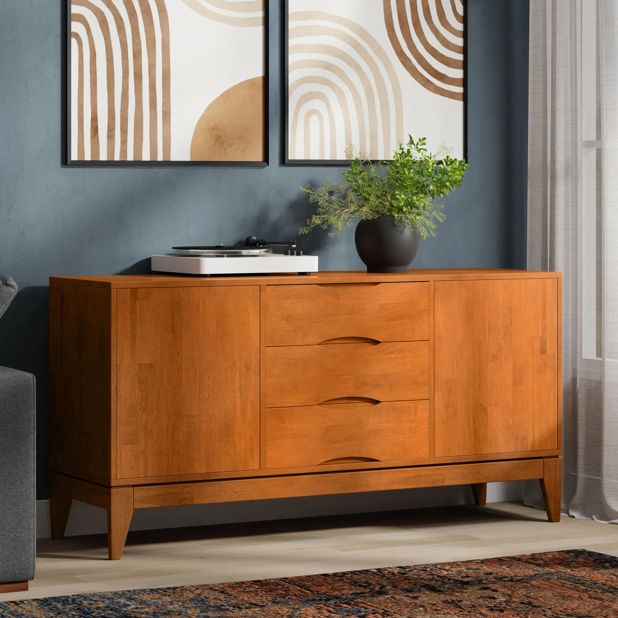 Harper - Sideboard Buffet - Brown - Image 4