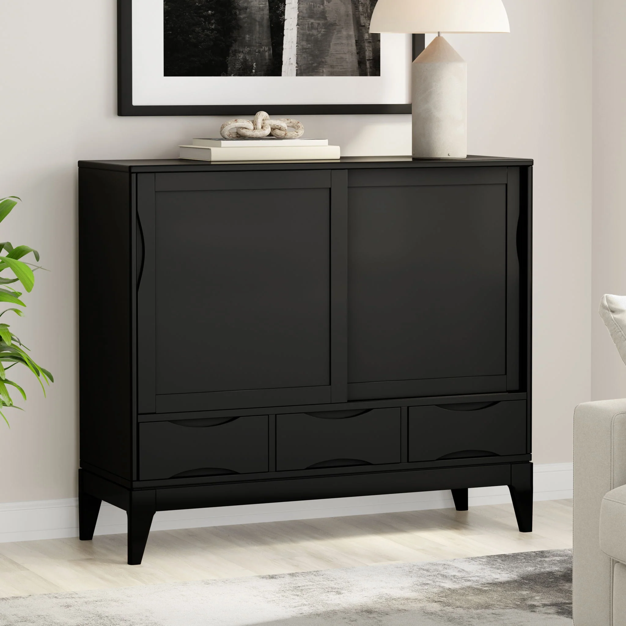 Harper - Storage Cabinet - Black - Image 7