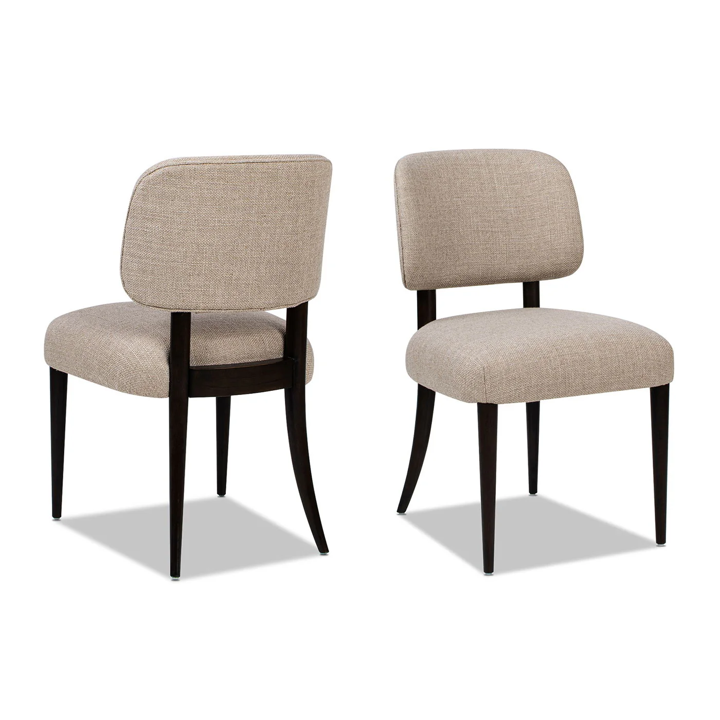 Harriet - Split Back Upholstered Dining Side Chair (Set of 2) - Merino Gray - Image 8