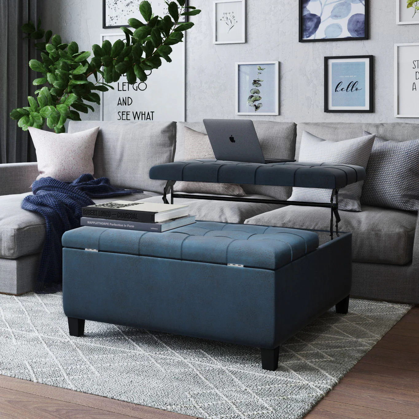 Harrison - Large Coffee Table Storage Ottoman - Image 17