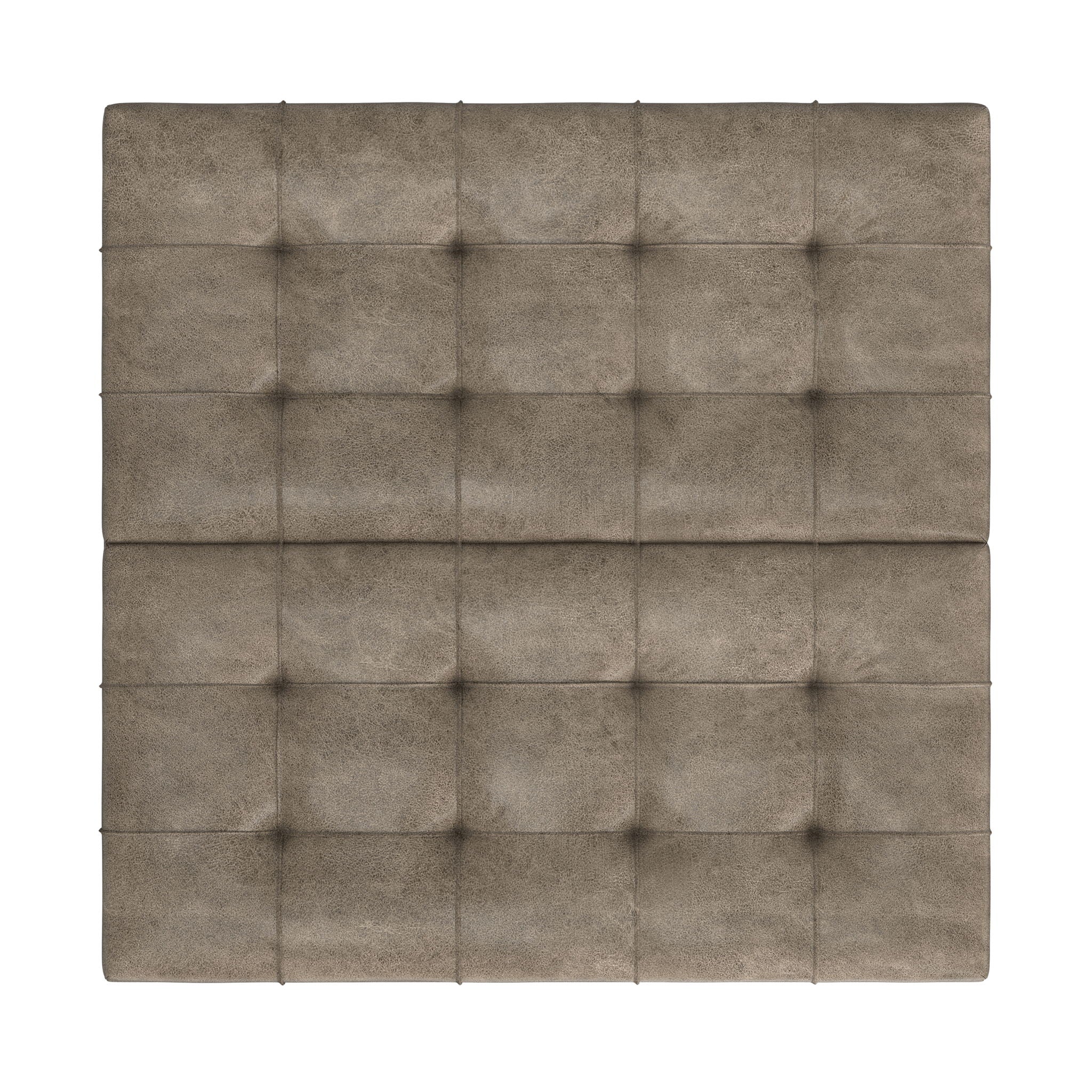 Harrison - Square Coffee Table Ottoman - Brown - Image 5