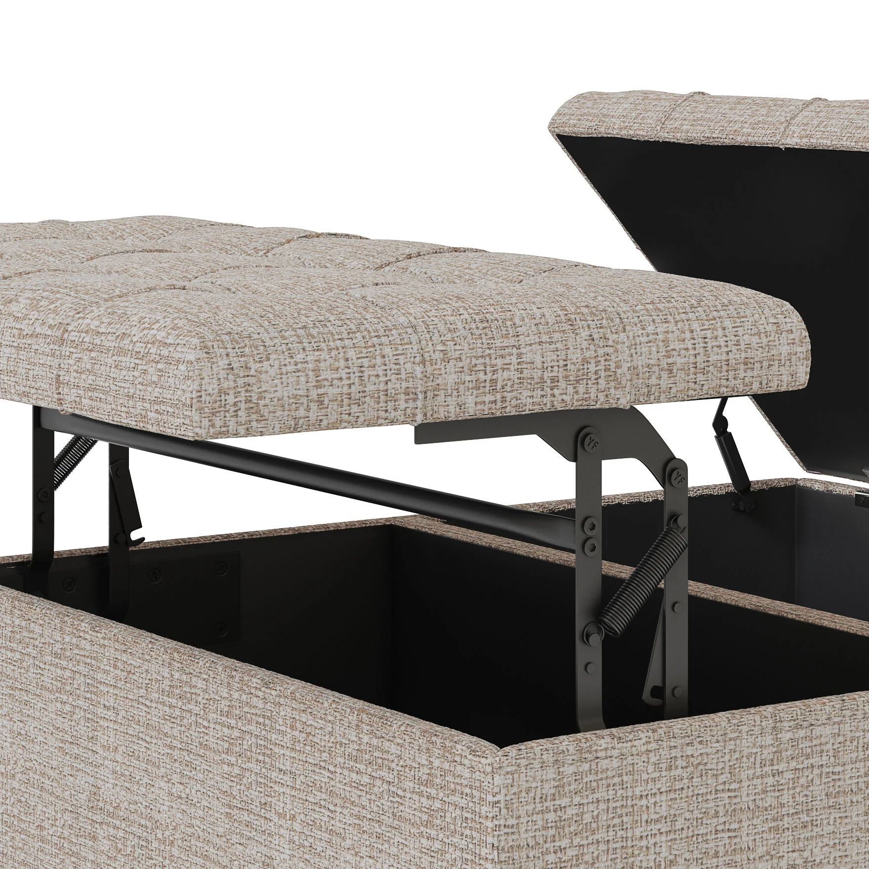 Harrison - Upholstered Coffee Table Storage Ottoman - Image 129