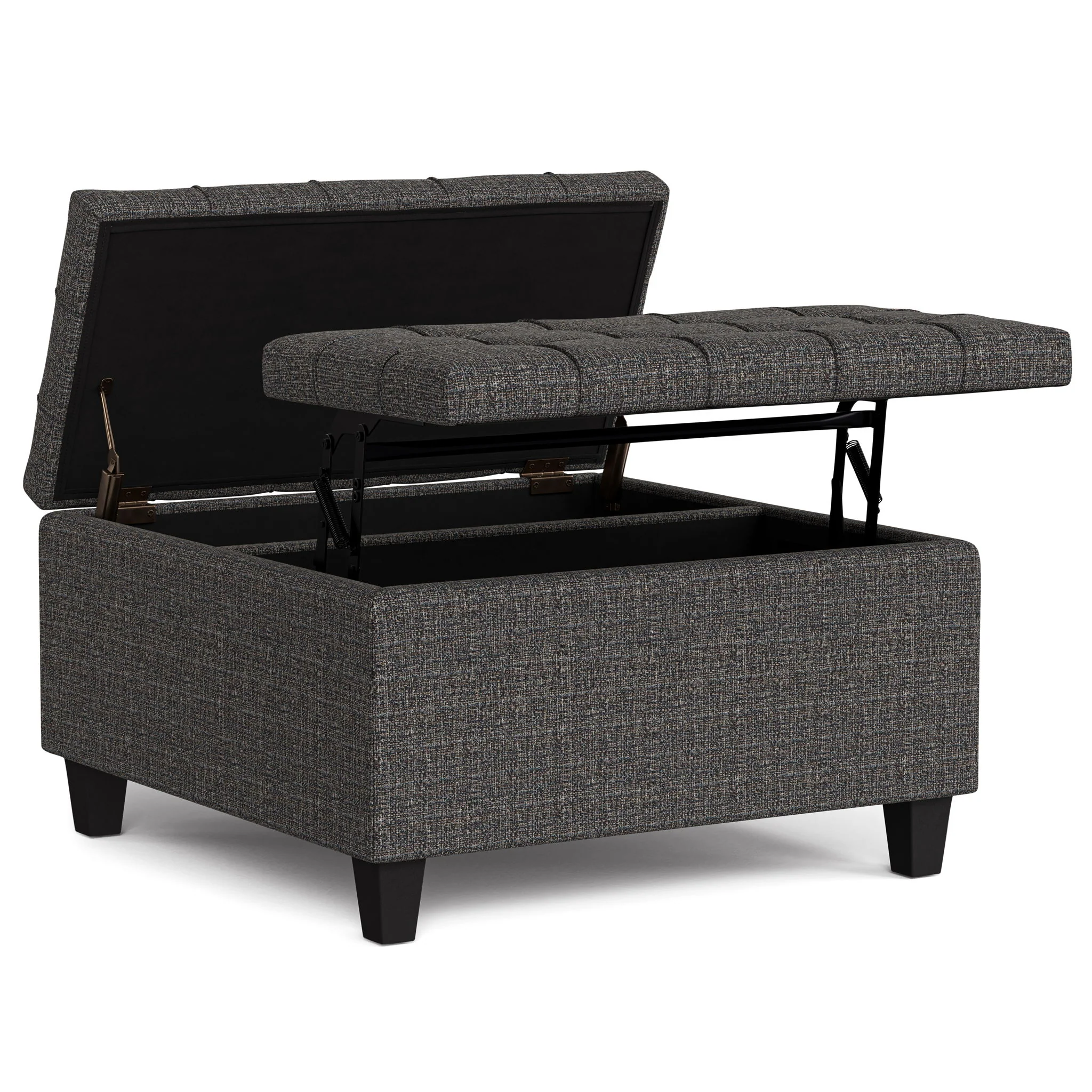 Harrison - Upholstered Coffee Table Storage Ottoman - Image 133