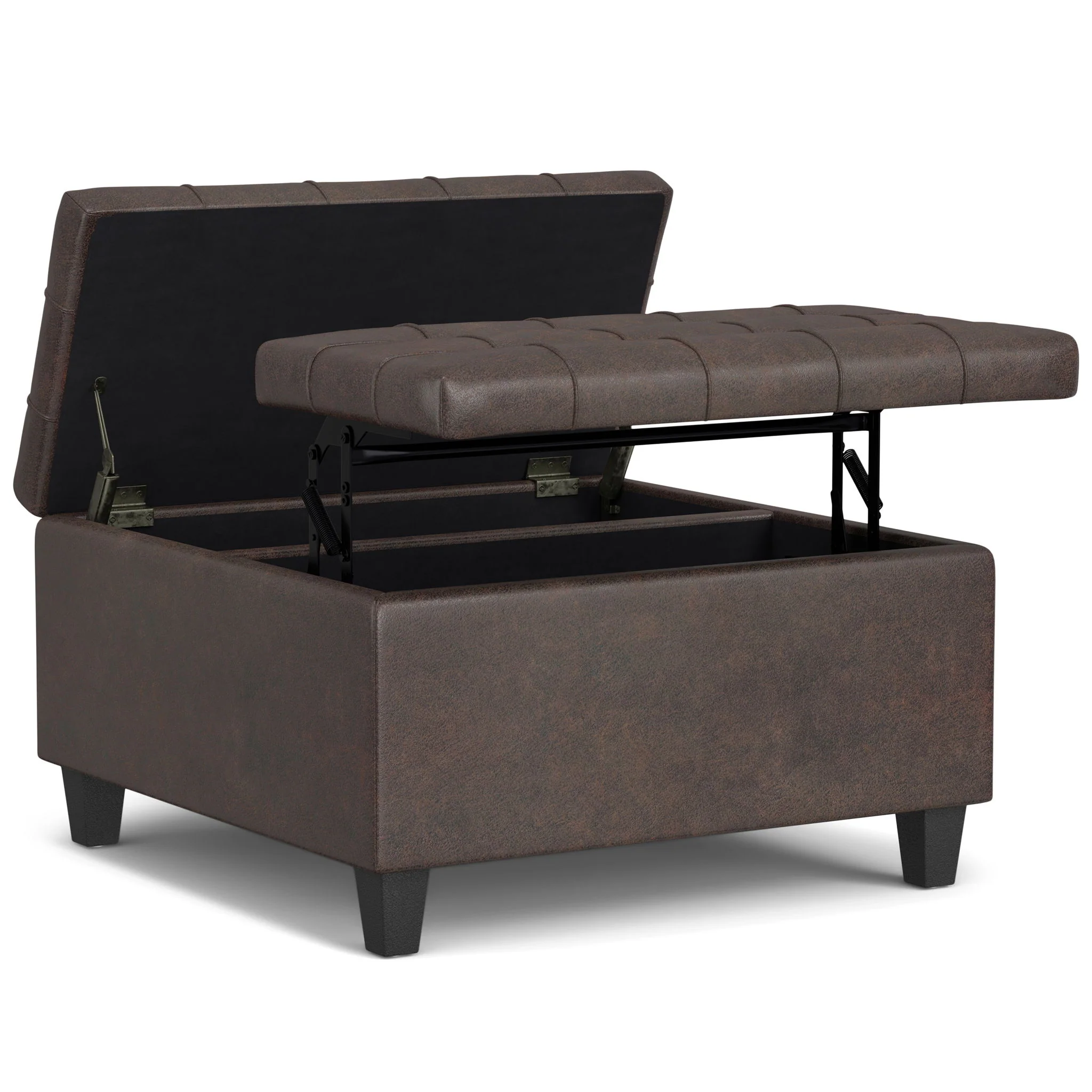 Harrison - Upholstered Coffee Table Storage Ottoman - Image 134