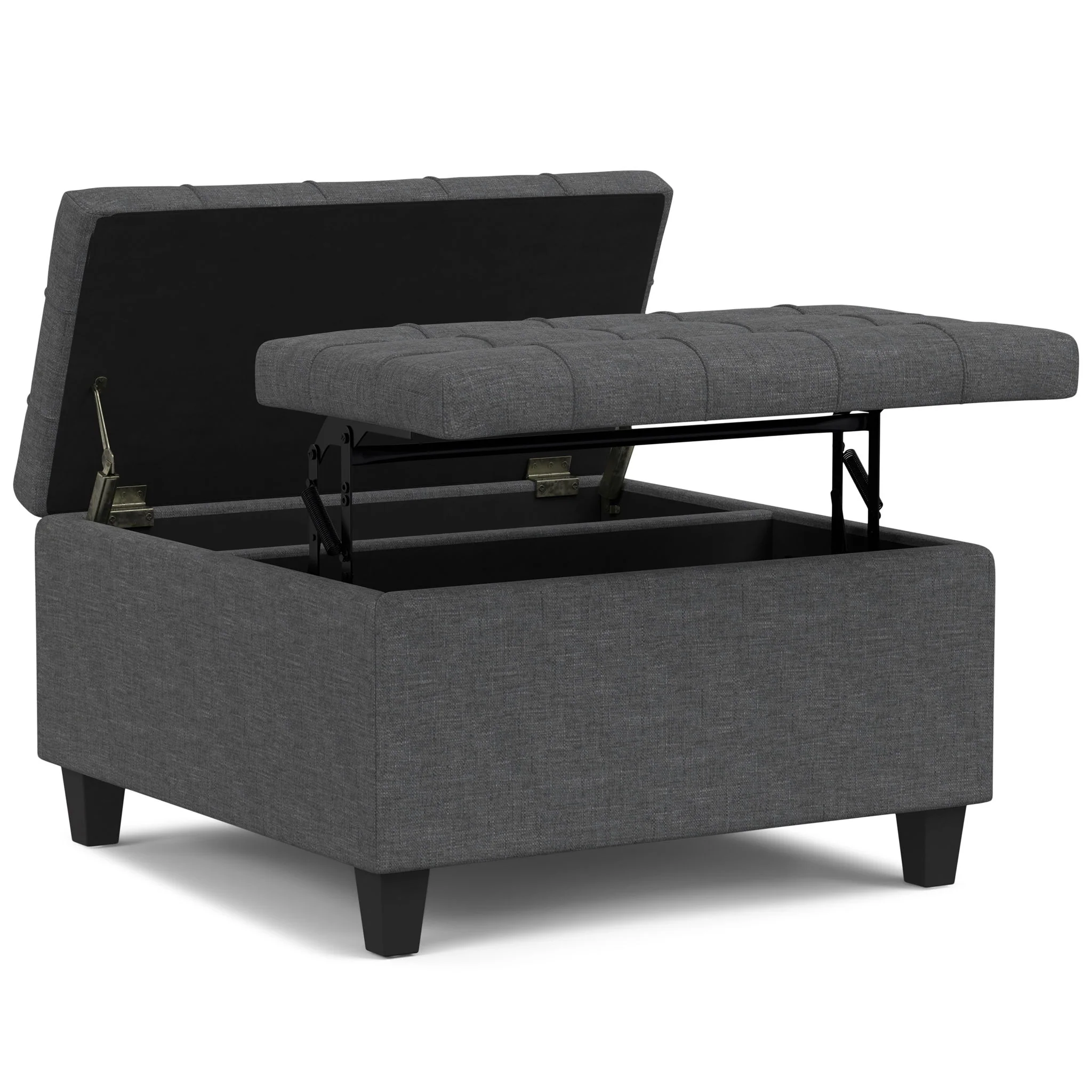 Harrison - Upholstered Coffee Table Storage Ottoman - Image 73