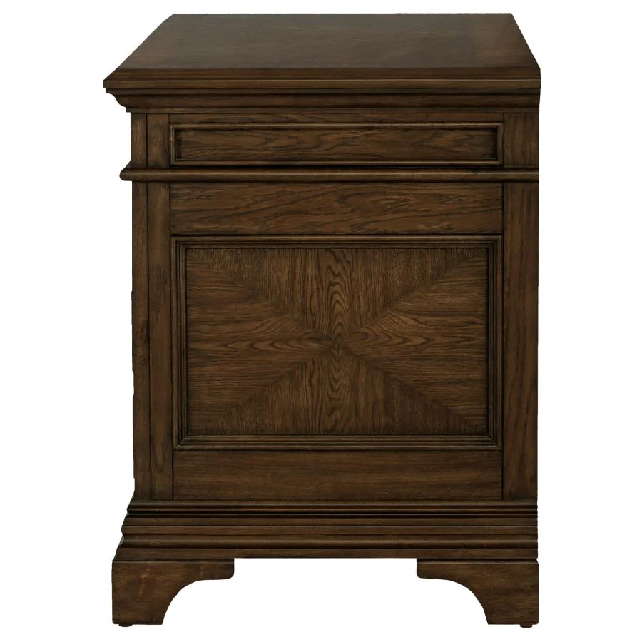 Hartshill - 5-Drawer Home Office File Cabinet - Burnished Oak - Image 5