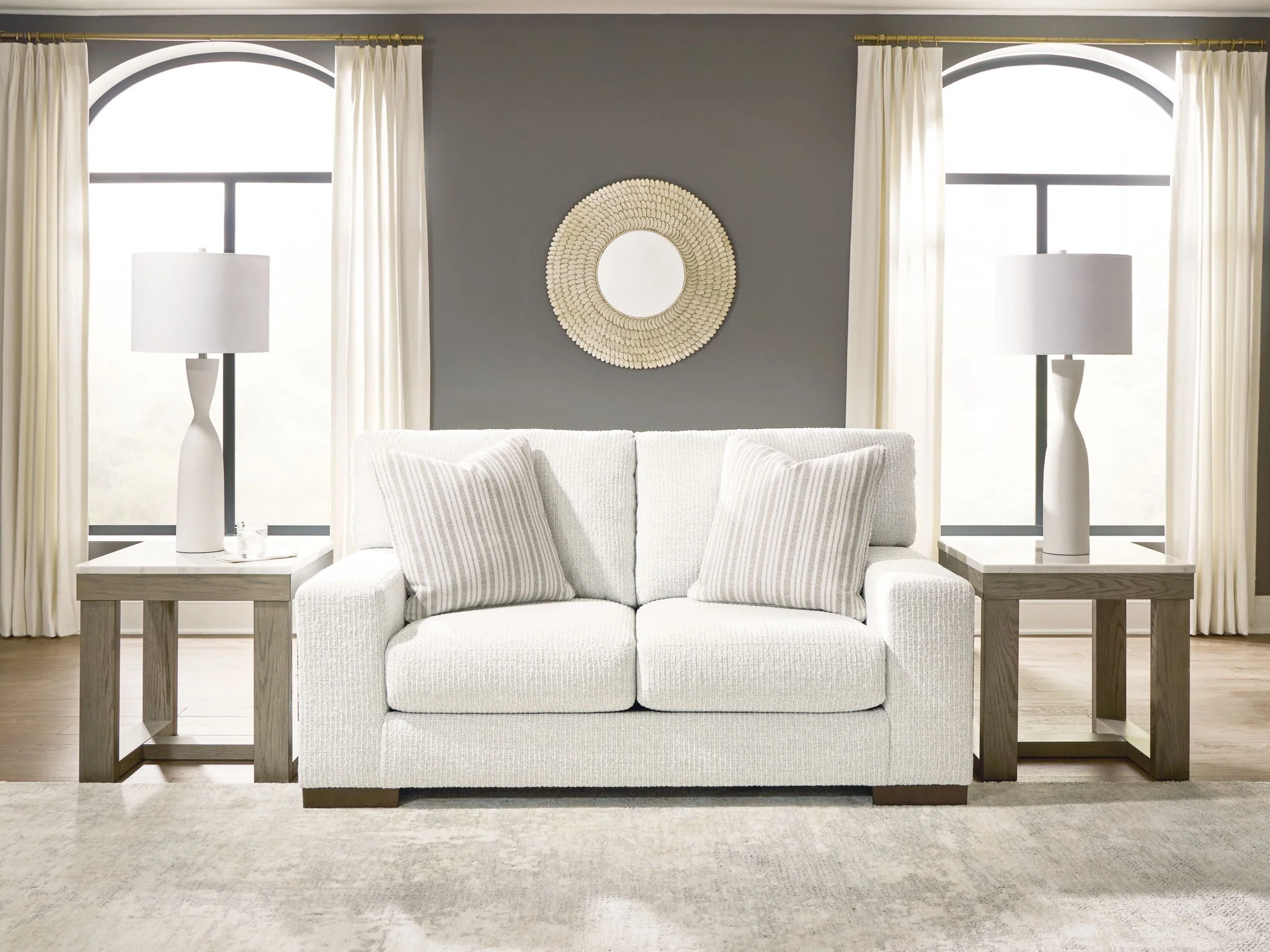 Hartside - Loveseat - Frosted - Image 3