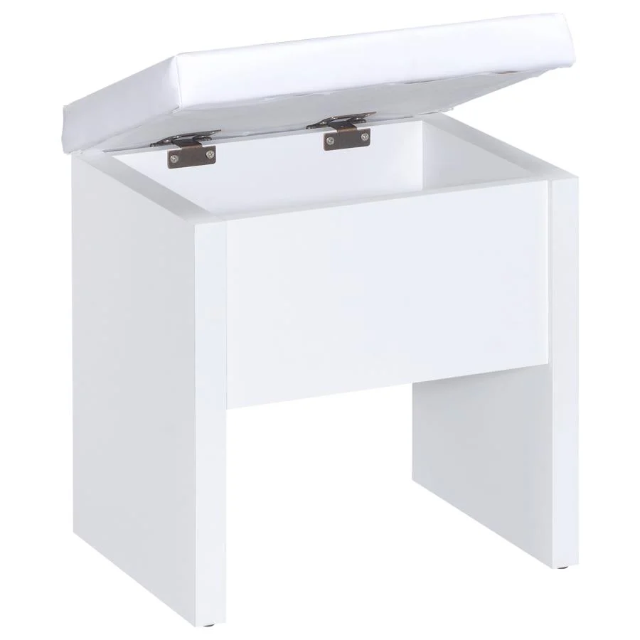 Harvey - 2-piece Vanity Set with Lift-Top Stool - Image 13