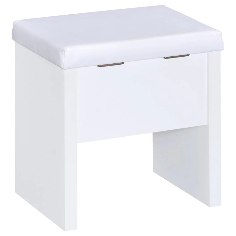 Harvey - 2-piece Vanity Set with Lift-Top Stool - Image 16