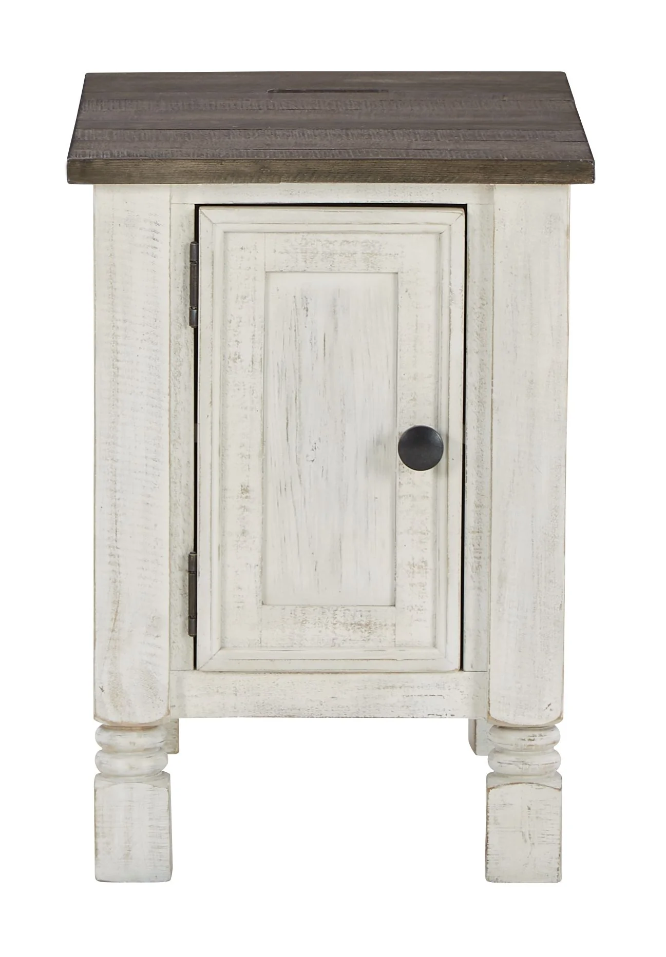 Havalance - Chair Side End Table - White / Gray - Image 5