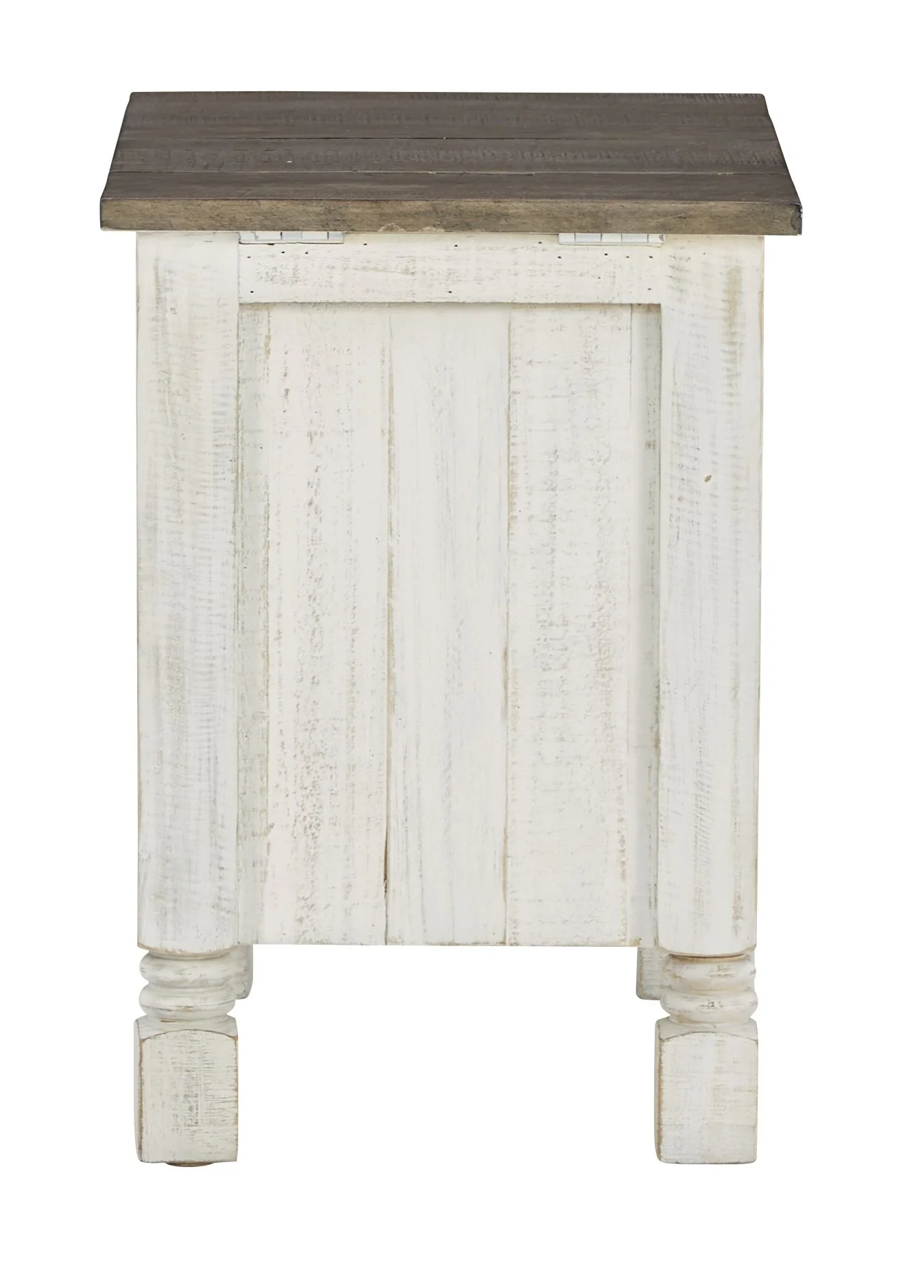 Havalance - Chair Side End Table - White / Gray - Image 6