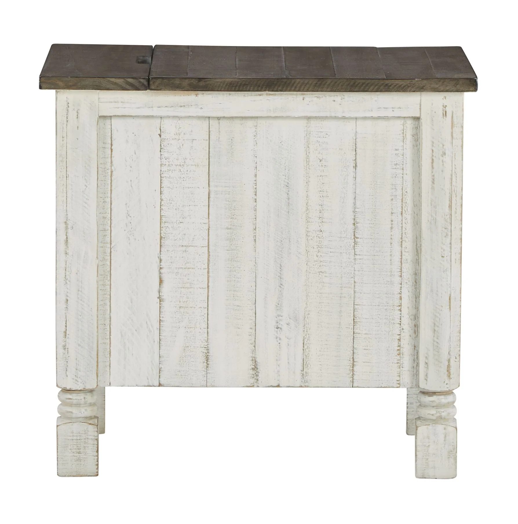 Havalance - Chair Side End Table - White / Gray - Image 9