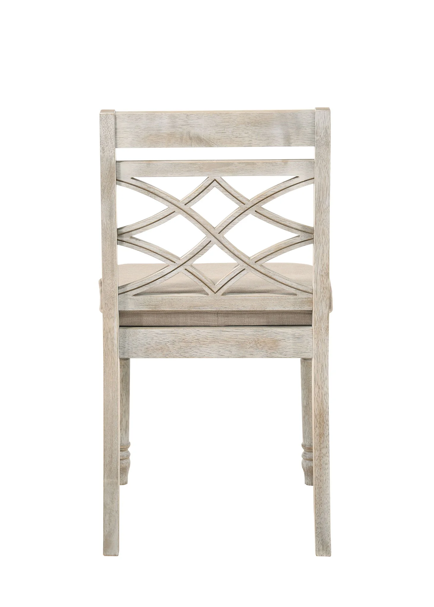 Havanna - Wide Chair With Cushion (Set of 2) - Off White - Image 3
