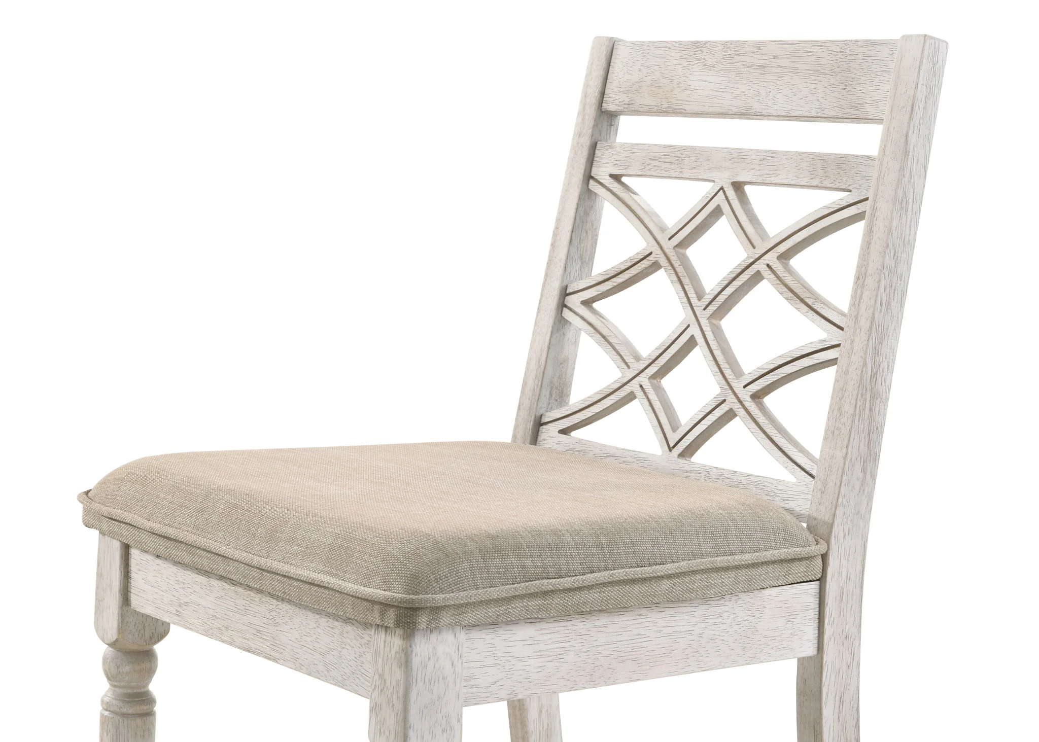 Havanna - Wide Chair With Cushion (Set of 2) - Off White - Image 7