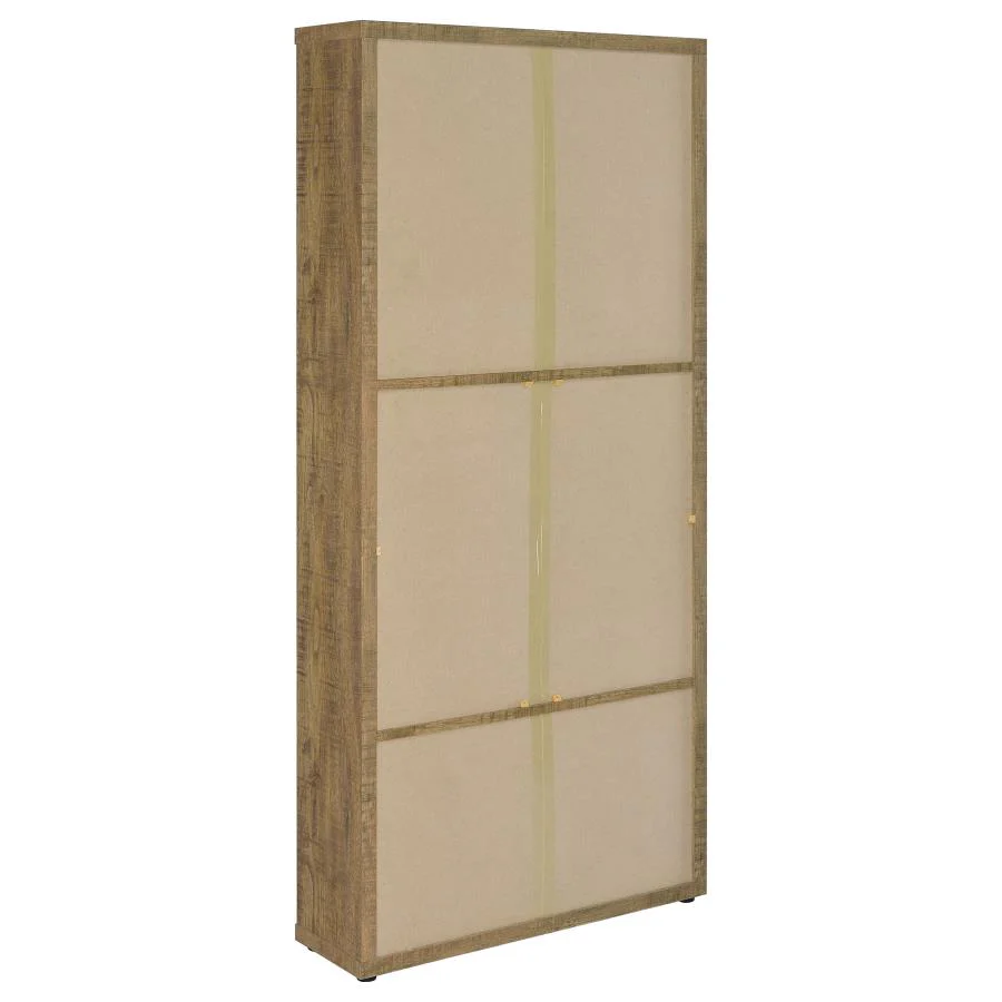 Hawthorne - 4-Shelf Glass Door Tall Cabinet With Drawers - Image 21