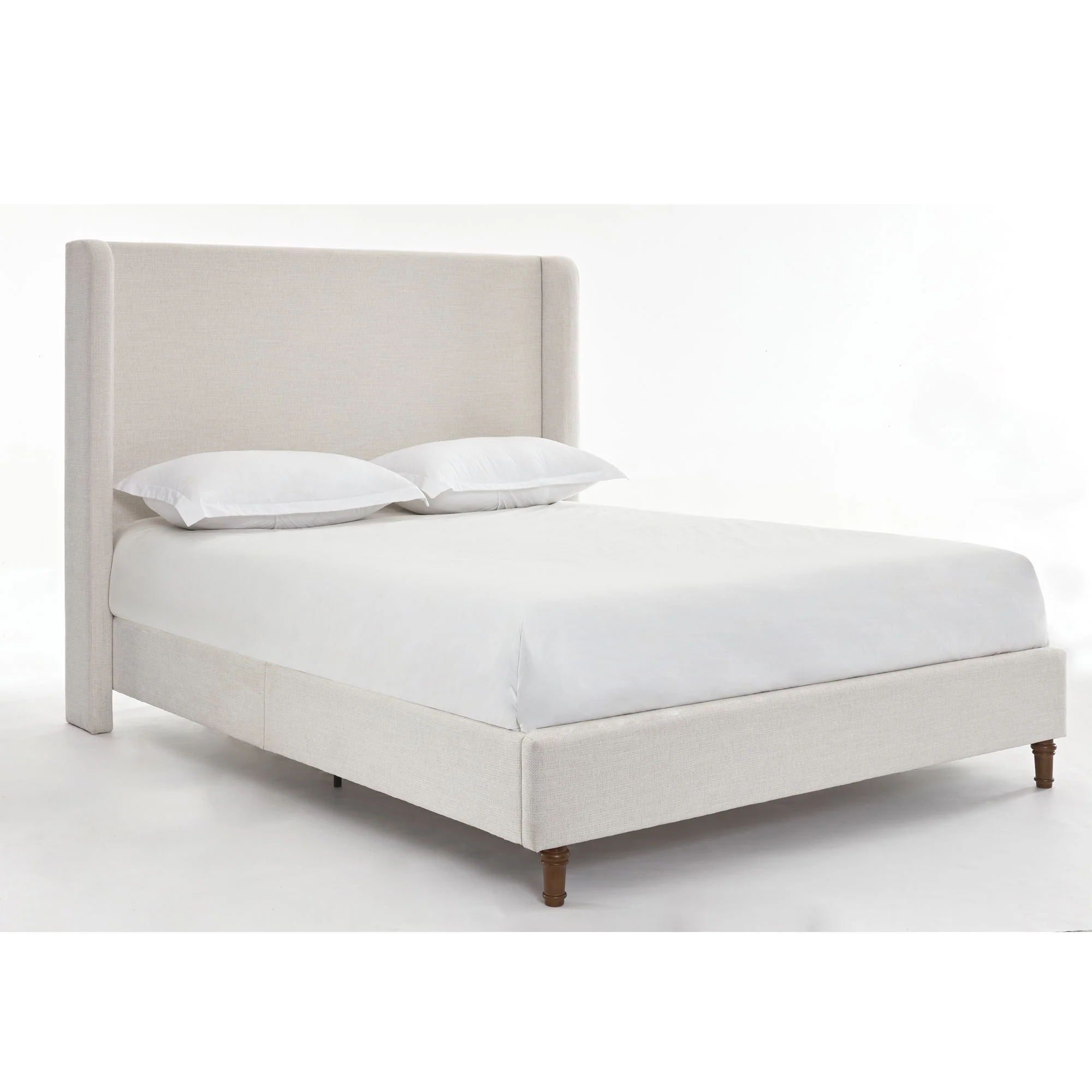 Hayden - Upholstered Wingback Bed With Tall Headboard - Image 3