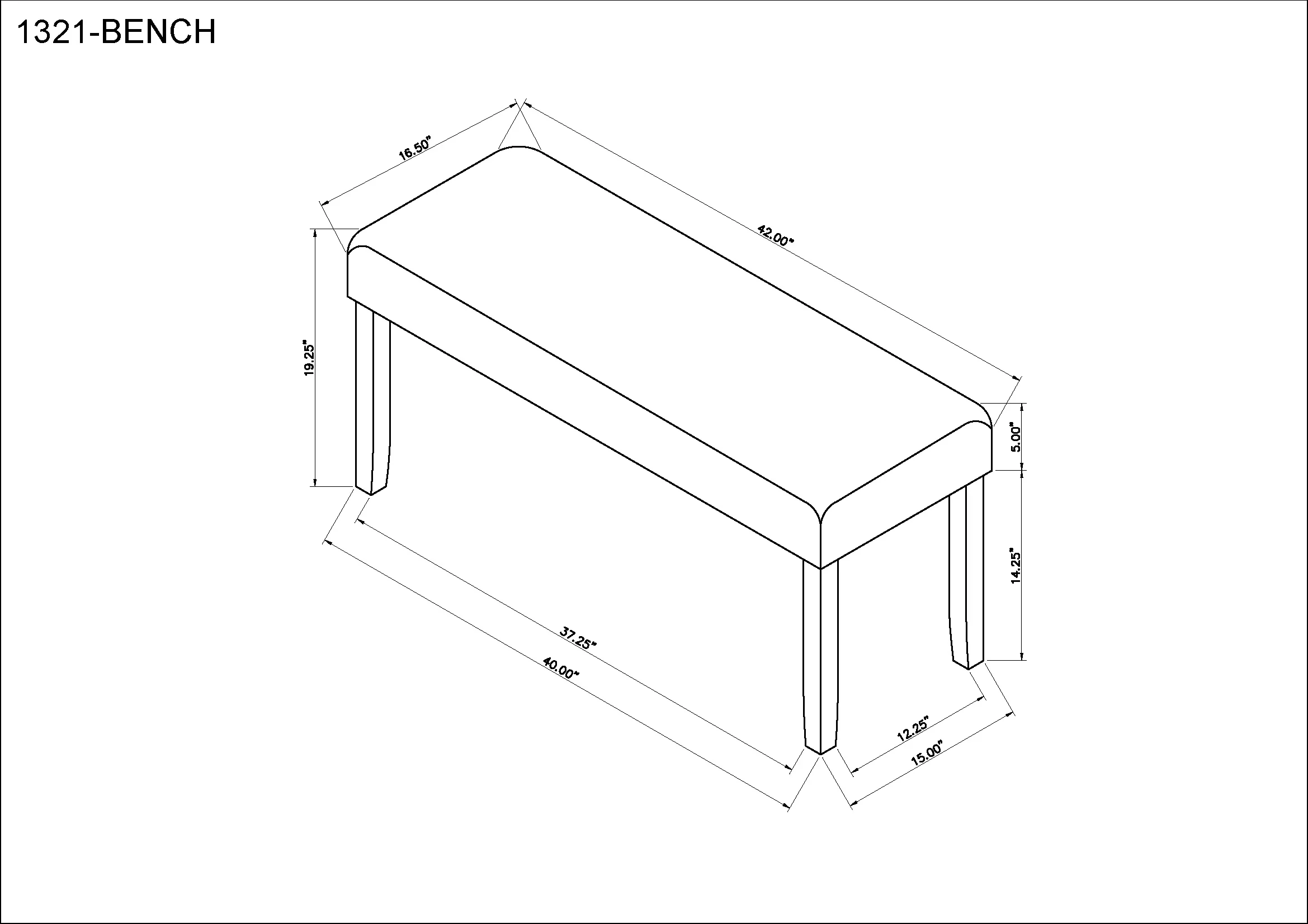 Hazel Bench - Image 2