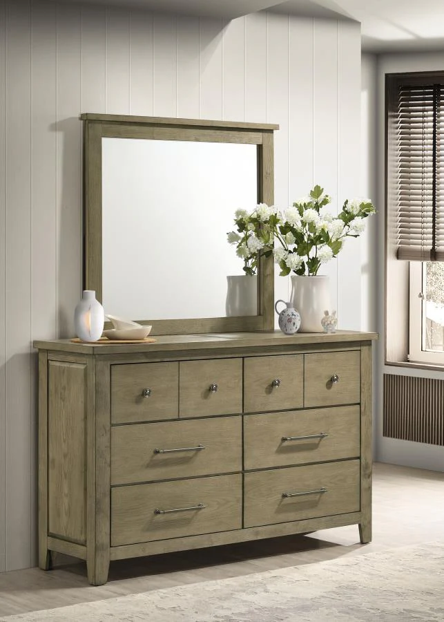 Hazlewood - 6-Drawer Bedroom Dresser Cabinet - Image 3