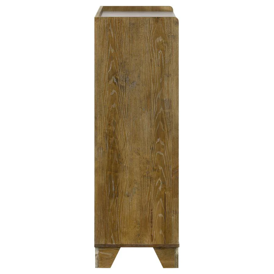 Henderson - 5-Drawer Bedroom Chest Of Drawers - Medium Oak - Image 6