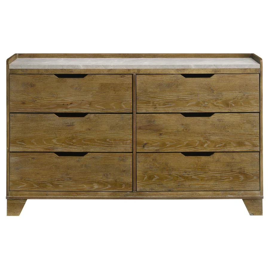 Henderson - 6-Drawer Bedroom Dresser Cabinet - Image 6