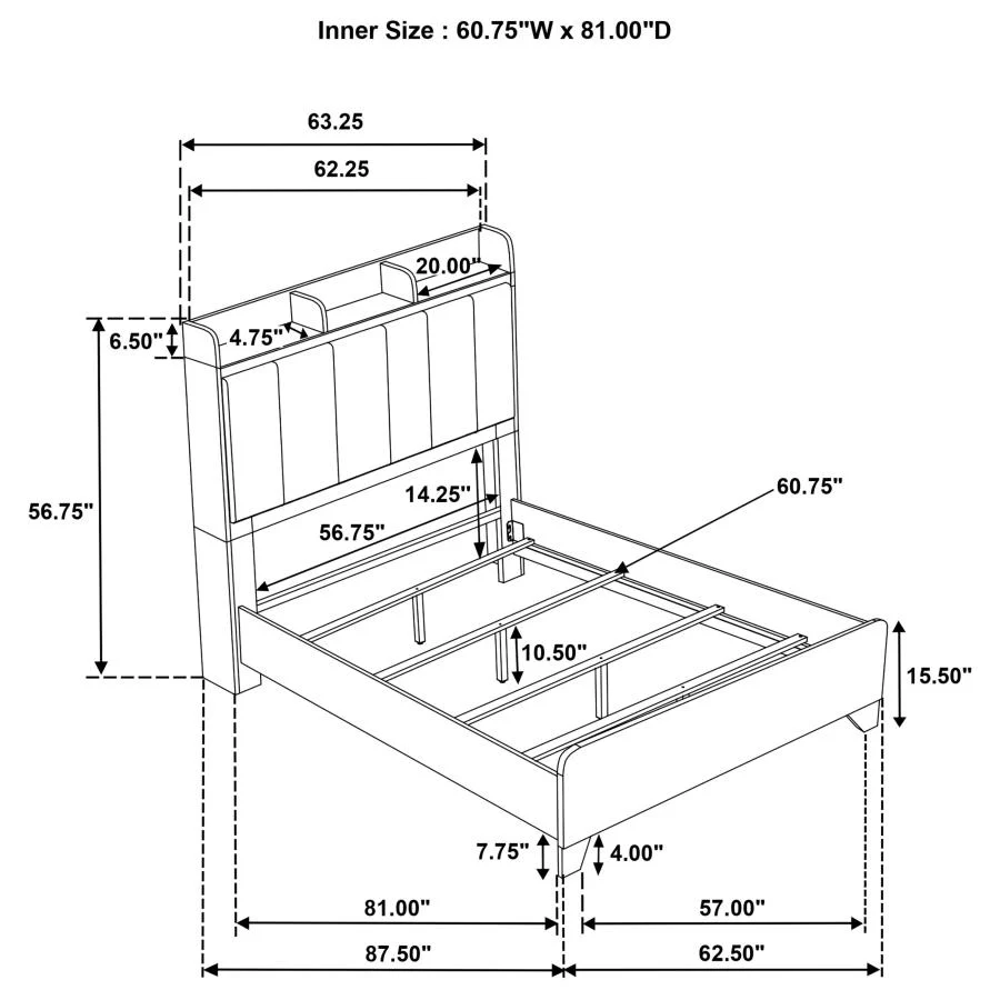 Henderson - Bookcase Panel Bed - Image 22