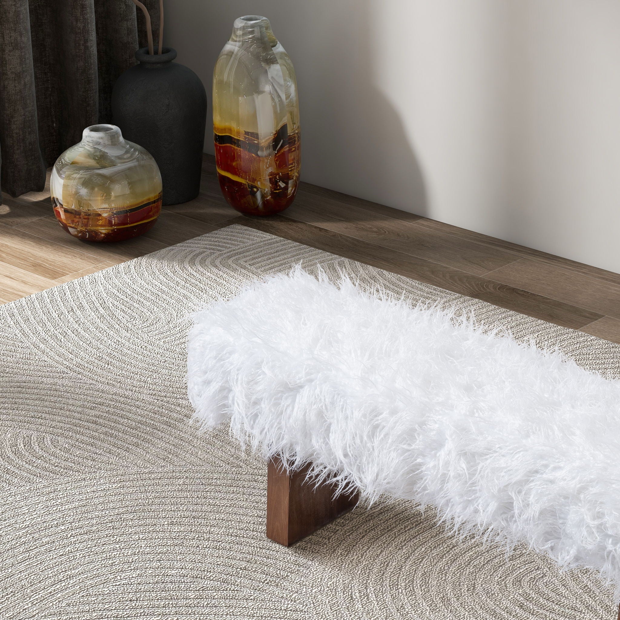 Henley - Fur Bench - White Khaki - Image 2
