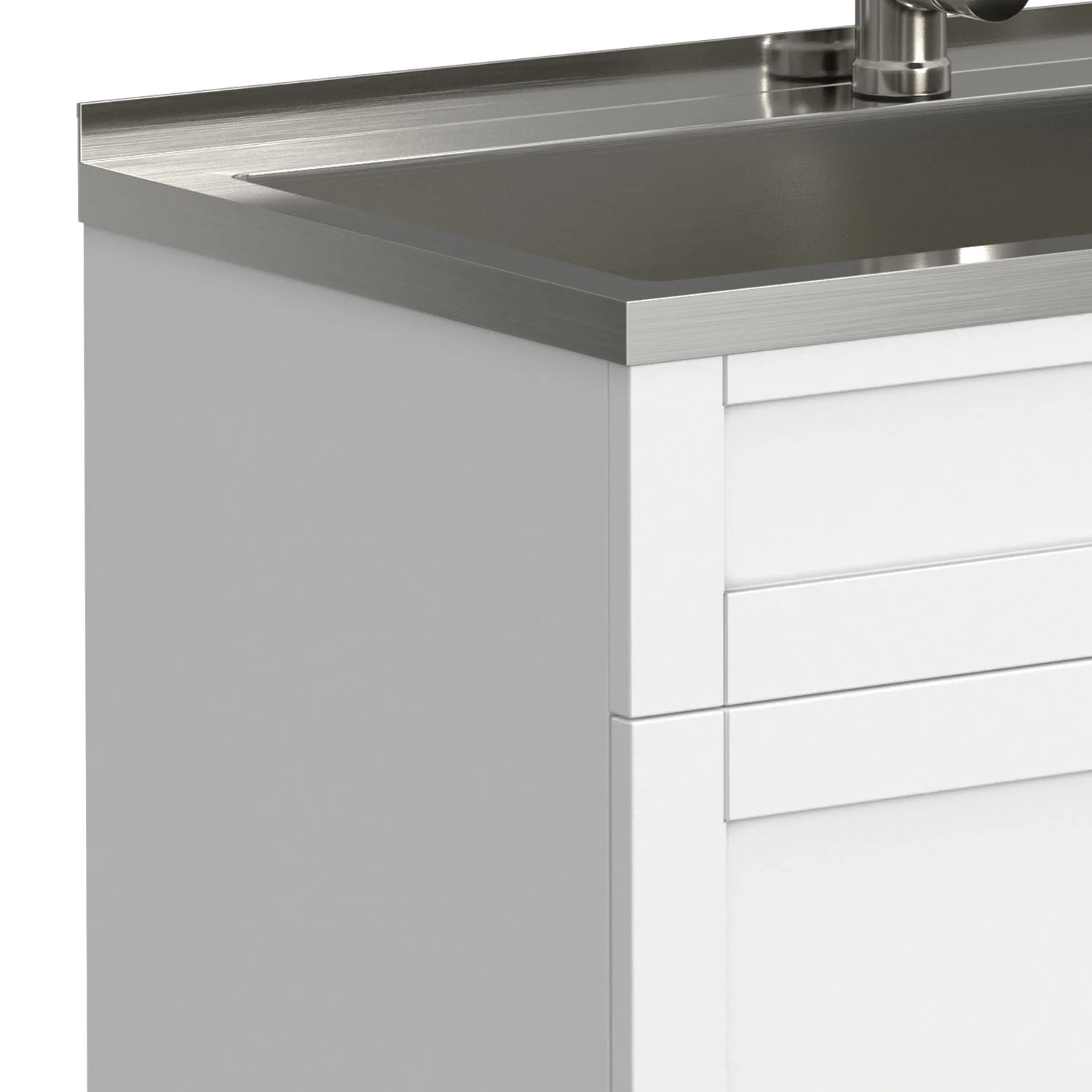 Hennessy - Deluxe Laundry Cabinet With Faucet And Stainless Steel Sink - Image 26