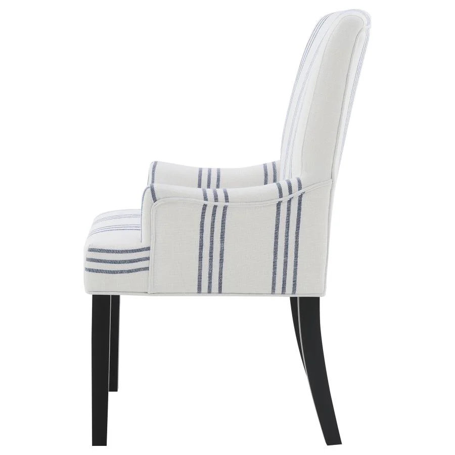 Herran - Upholstered Arm Chair - Beige - Image 5