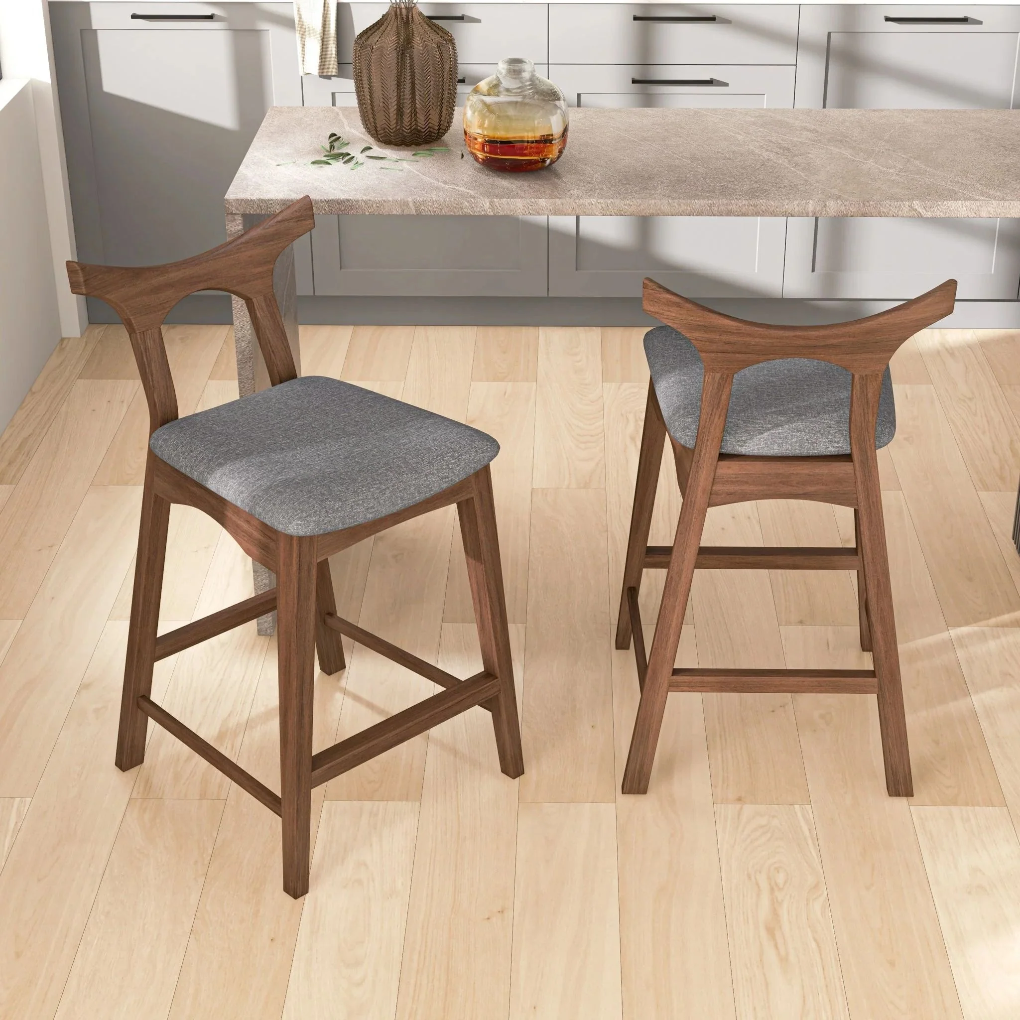 Hester - Upholstered, Square Bar Chair (Set of 2) - Image 10