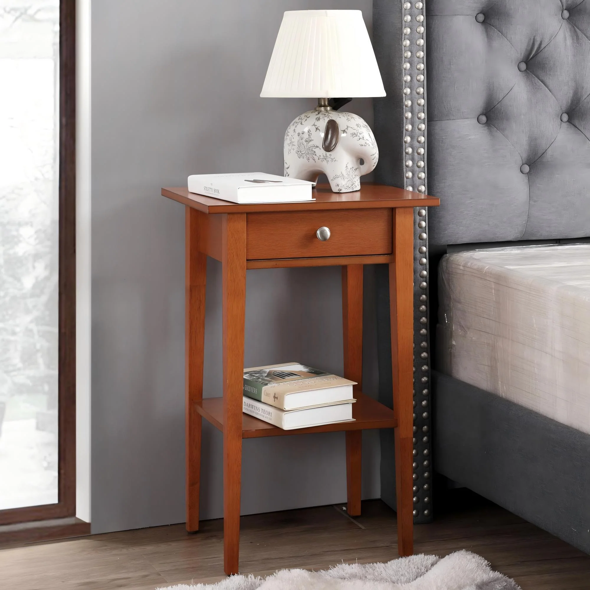 High Quality Wood Nightstand - Image 8