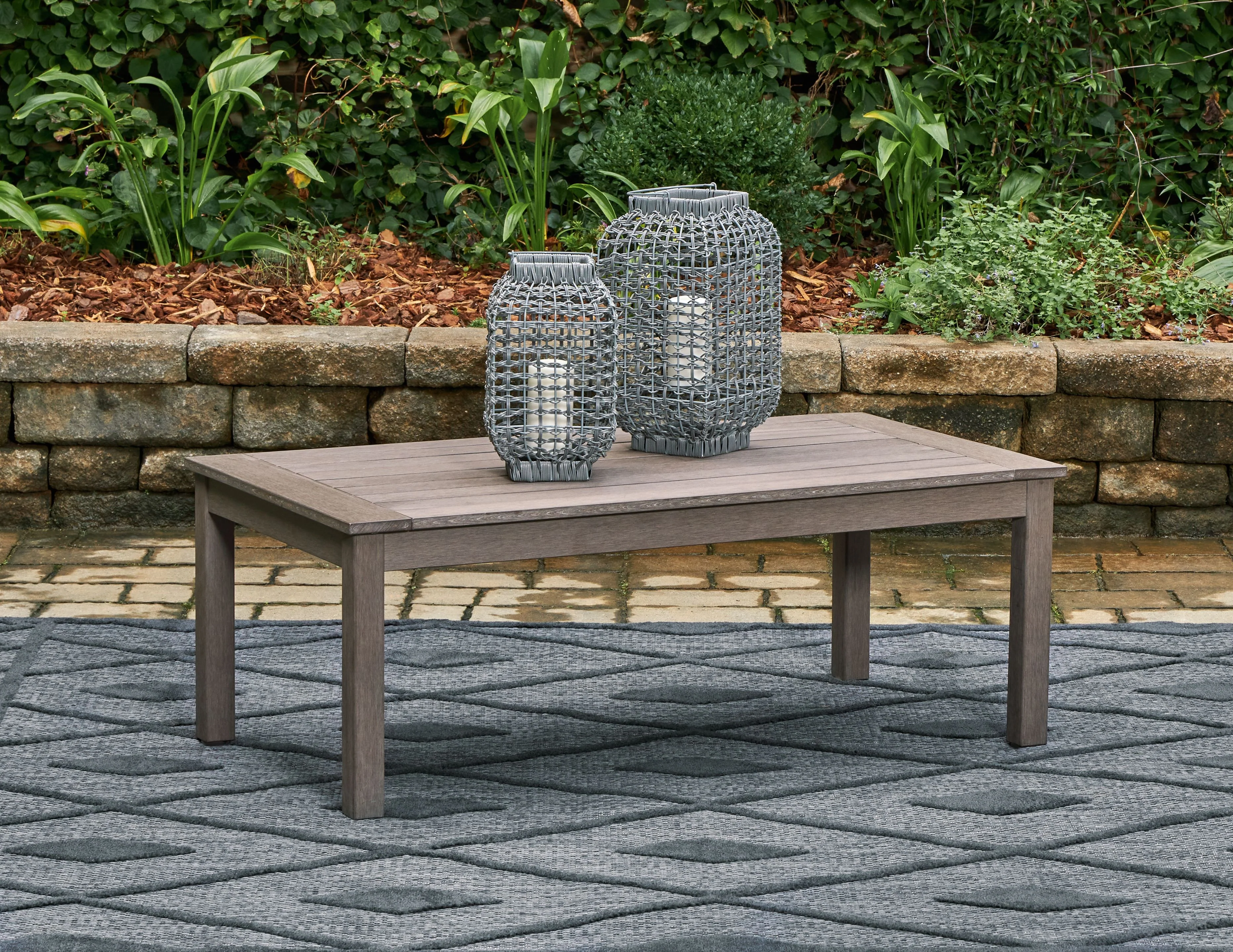 Hillside Barn - Rectangular Cocktail Table - Brown - Image 5