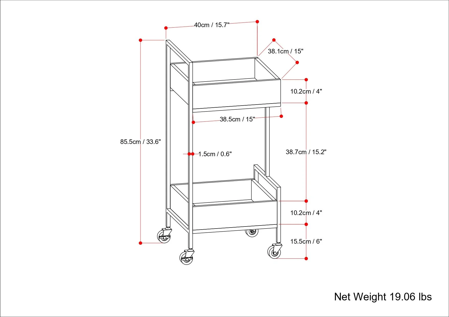 Hobbs - Bar Cart - Natural - Image 3