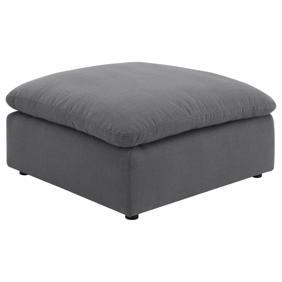 Hobson - Square Upholstered Ottoman - Image 2