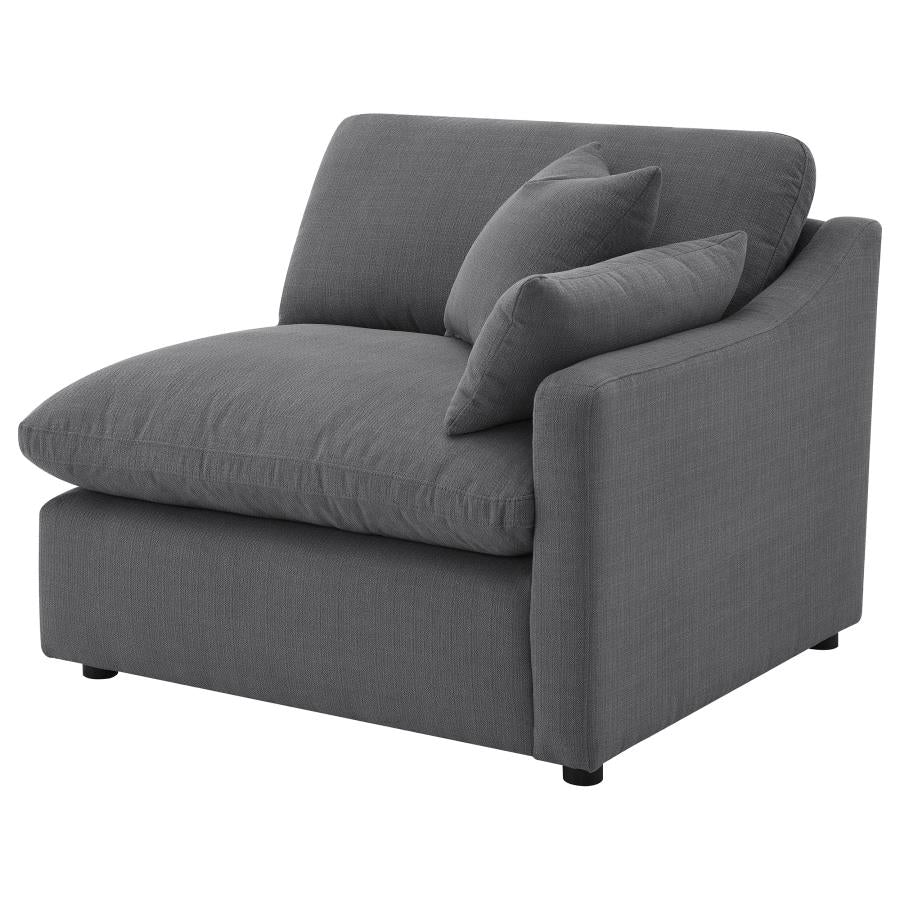 Hobson Upholstered Sectional Pieces Charcoal - Image 24