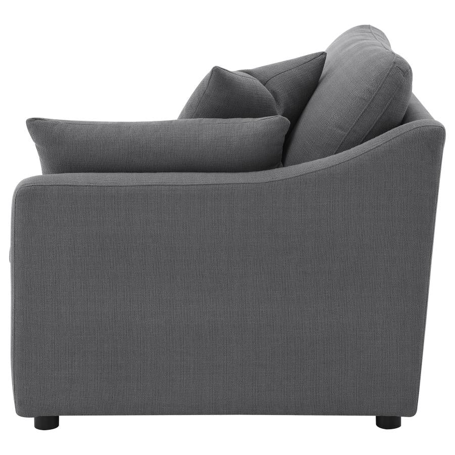 Hobson Upholstered Sectional Pieces Charcoal - Image 32