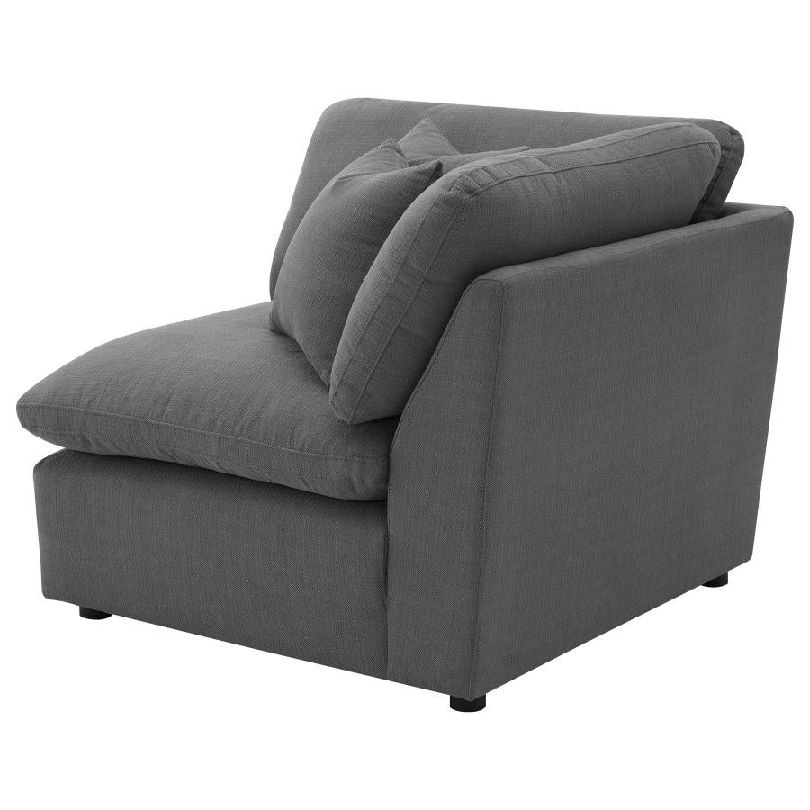 Hobson Upholstered Sectional Pieces Charcoal - Image 38