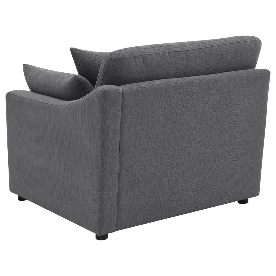 Hobson Upholstered Sectional Pieces Charcoal - Image 40