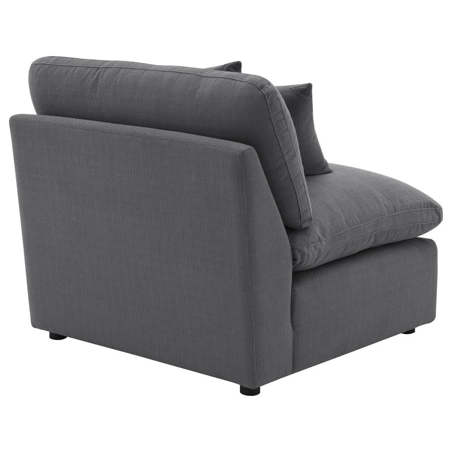 Hobson Upholstered Sectional Pieces Charcoal - Image 45