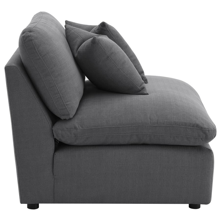 Hobson Upholstered Sectional Pieces Charcoal - Image 53