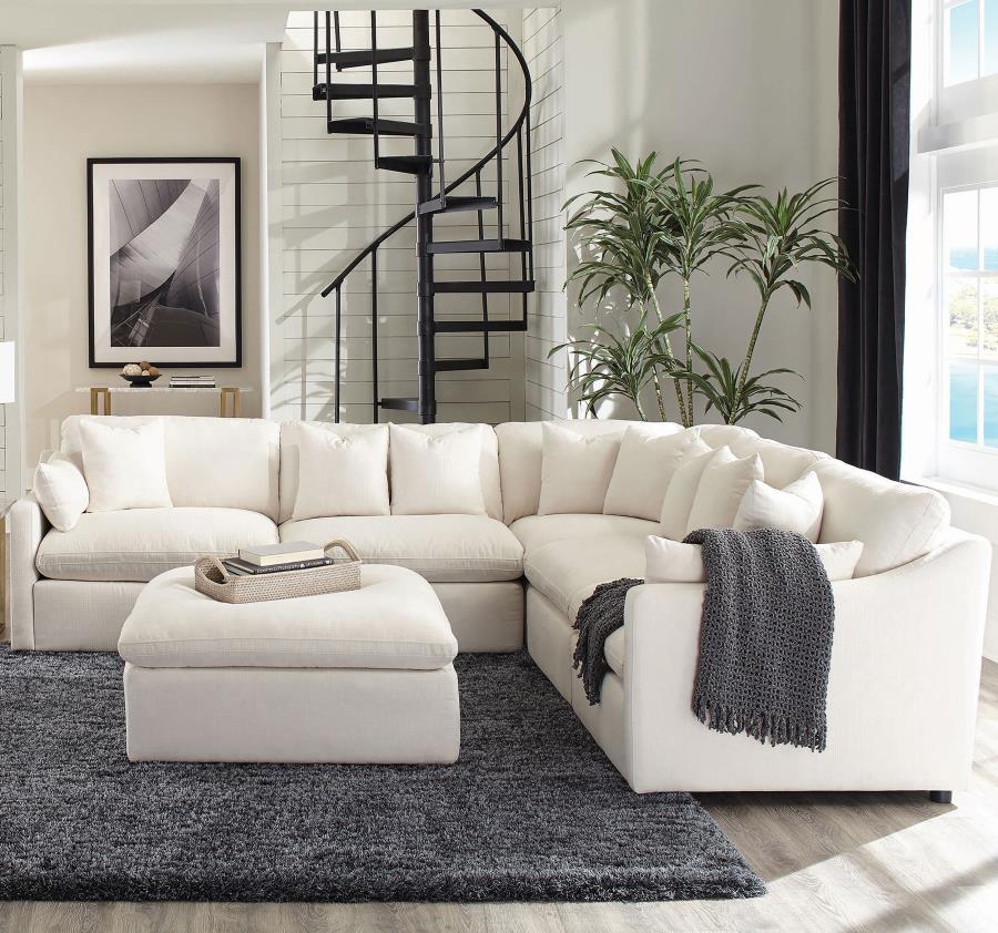 Hobson Upholstered Sectional Pieces Charcoal - Image 63