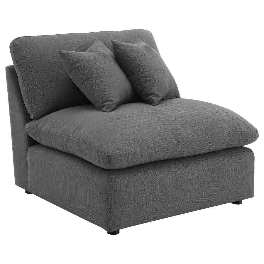 Hobson Upholstered Sectional Pieces Charcoal - Image 73