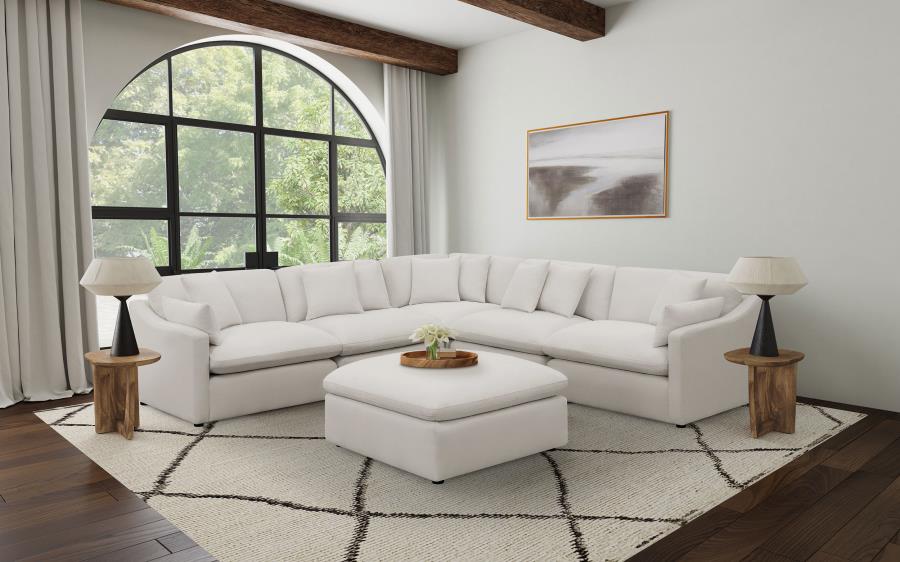 Hobson Upholstered Sectional Pieces Charcoal - Image 83