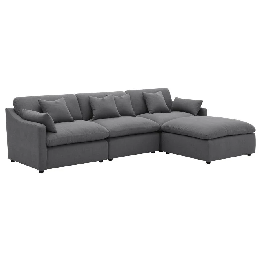 Hobson Upholstered Sectional Pieces Charcoal - Image 88