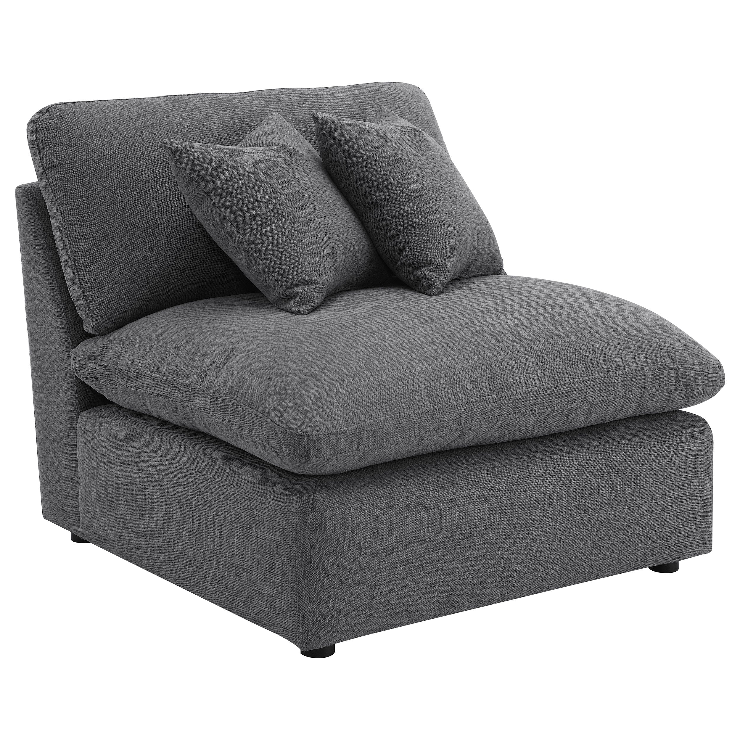 Hobson Upholstered Sectional Pieces Charcoal - Image 99