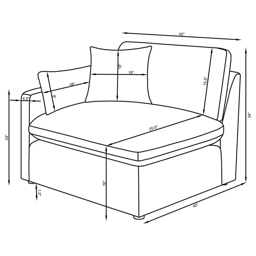 Hobson - Upholstered Modular Sectional Sofa - Image 20