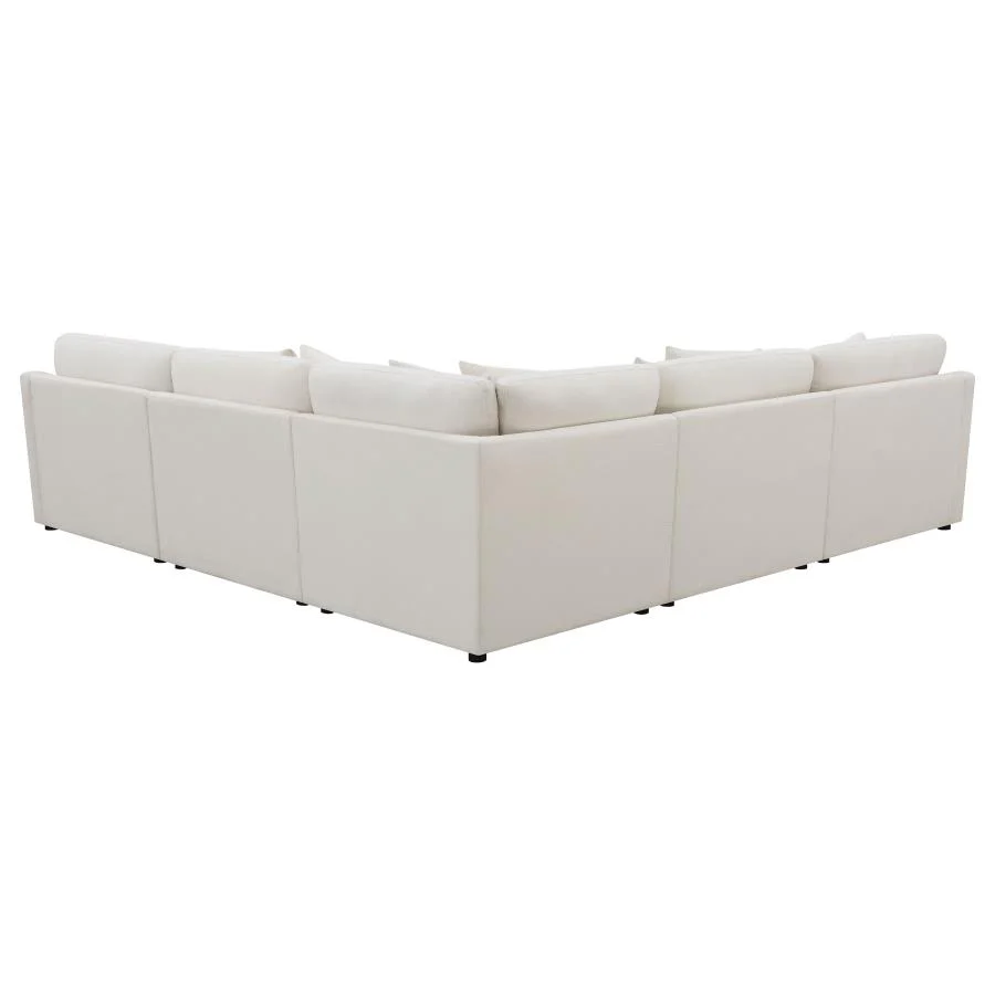 Hobson - Upholstered Modular Sectional Sofa With Ottoman - Image 8