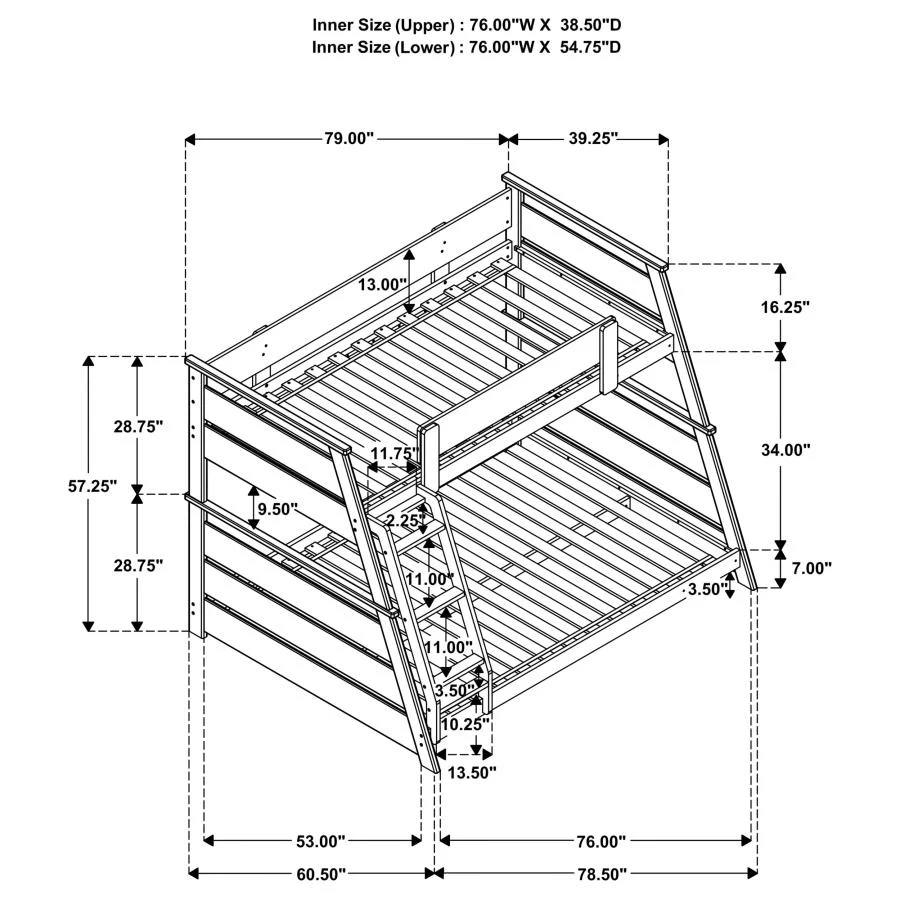 Holden - Wood Veneer Bunk Bed - Image 24